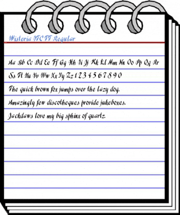 Wisteria ITC TT Regular Font
