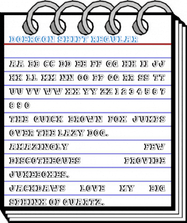 Doergon Shift Regular Font