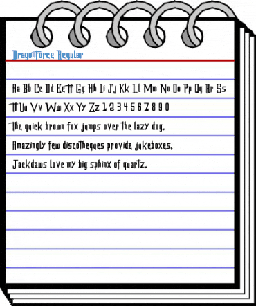DragonForce Regular Font