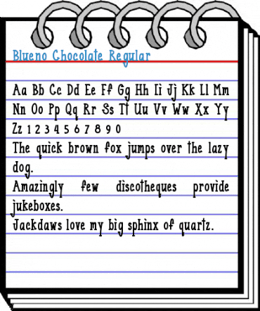 Blueno Chocolate Regular Font