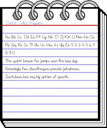 Dutch Tulips Regular Font