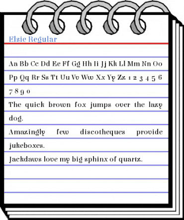 Elsie Regular Font