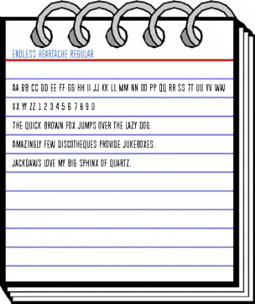 Endless heartache Regular Font