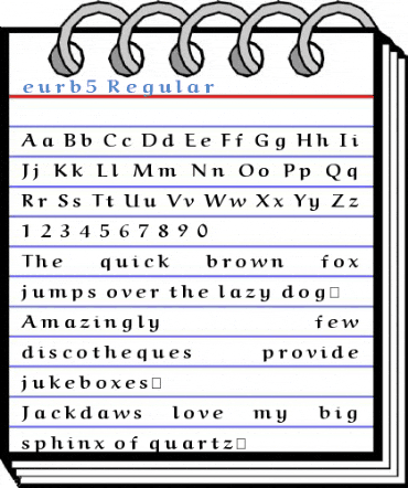 eurb5 Regular Font