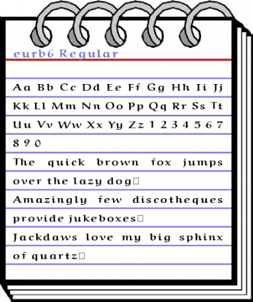 eurb6 Regular Font