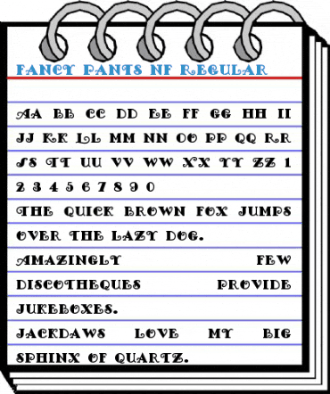 Fancy Pants NF Regular Font
