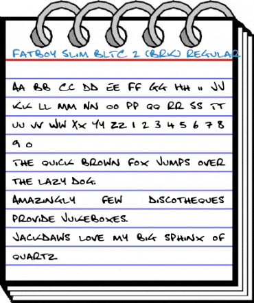 Fatboy Slim BLTC 2 (BRK) Regular Font