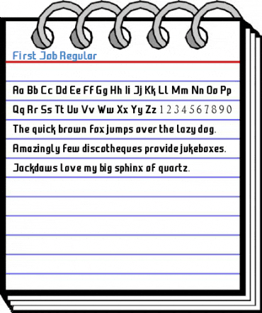 First Job Regular Font