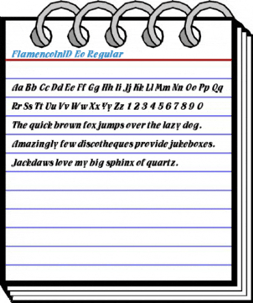 FlamencoInlD Eo Regular Font