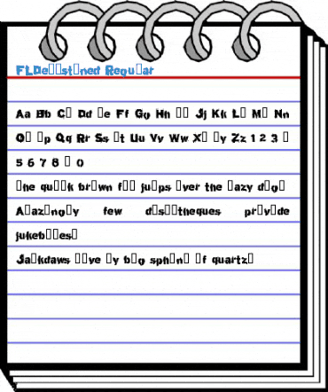 FLDecostoned Regular Font