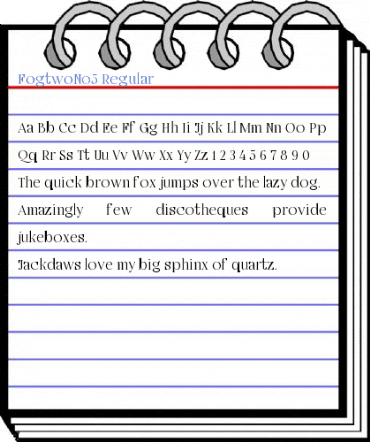 FogtwoNo5 Regular Font