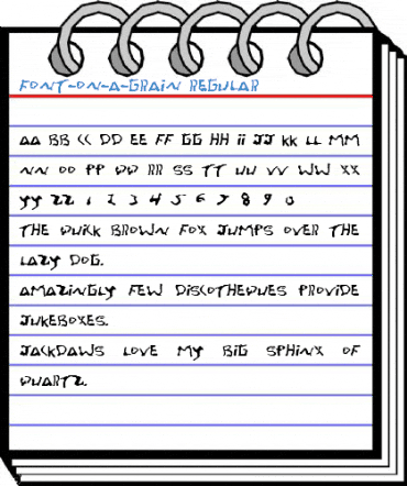 Font-On-A-Grain Regular Font