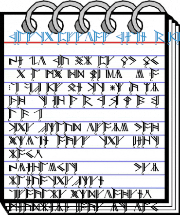 Cirth Erebor Caps-2 Regular Font