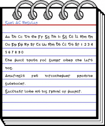 Gael AX Regular Font