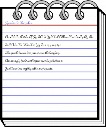 Gando Eo Regular Font