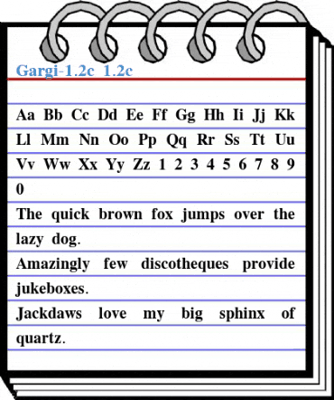 Gargi-1.2c 1.2c Font