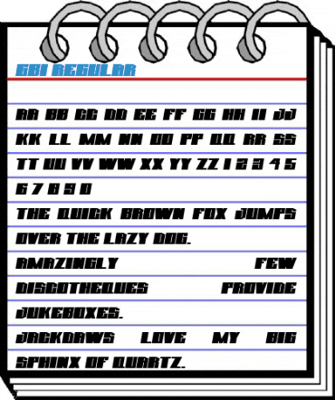 GBI Regular Font