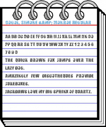 Gogol, Simone & Monroe Regular Font