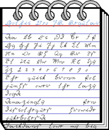 Gothic 1750 JR Regular Font
