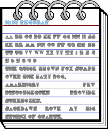 H1N1 Regular Font
