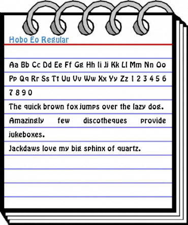 Hobo Eo Regular Font