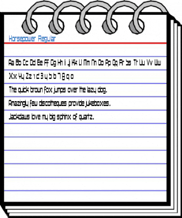 Horsepower Regular Font