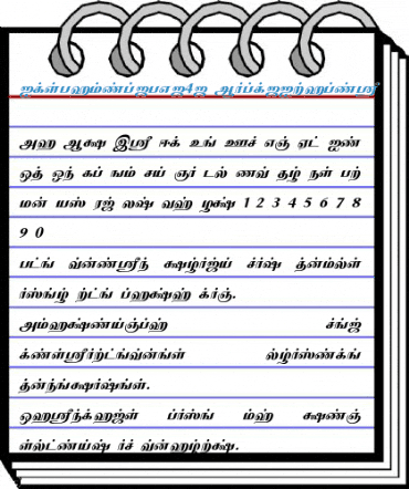 IdsTamil_TG_4_ Bold_Italic Font