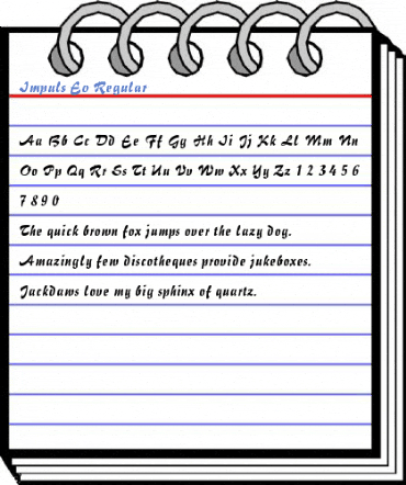 Impuls Eo Regular Font