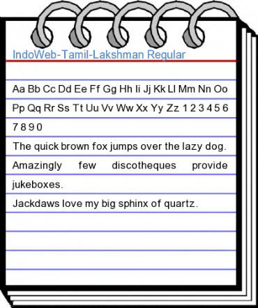 IndoWeb-Tamil-Lakshman Regular Font