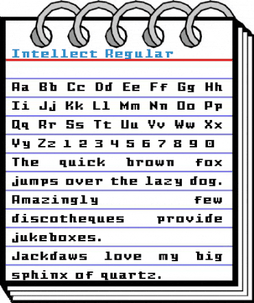 Intellect Regular Font