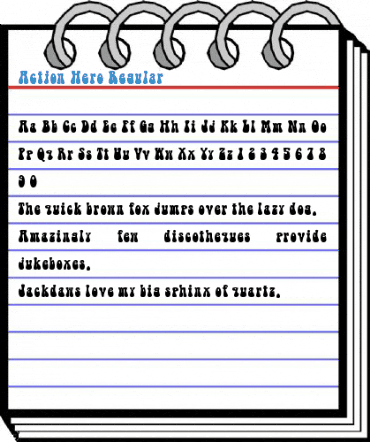 Action Hero Regular Font