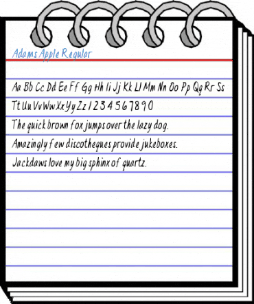 Adams Apple Regular Font