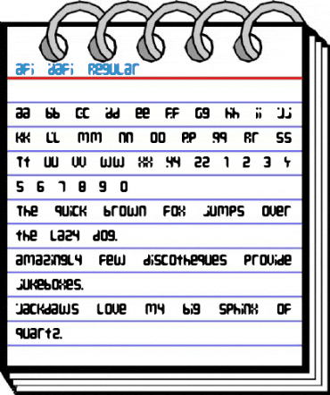 Afi Dafi Regular Font