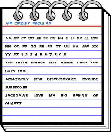 Air Circuit Regular Font
