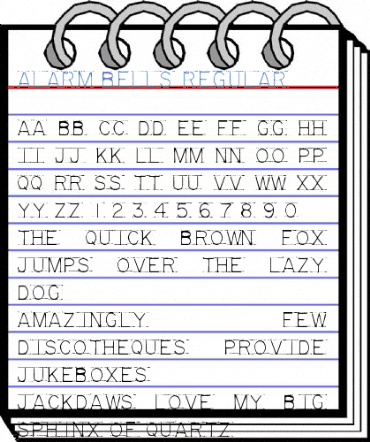 Alarm Bells Regular Font