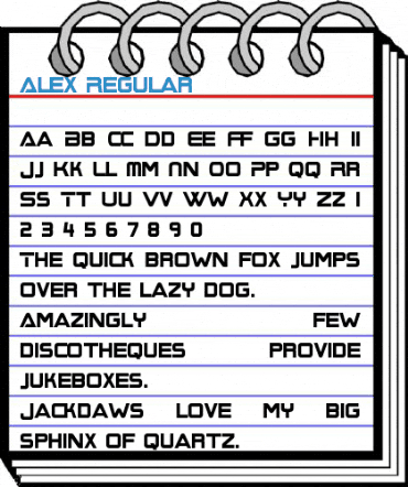 Alex Regular Font