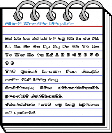 Alice Wonder Regular Font