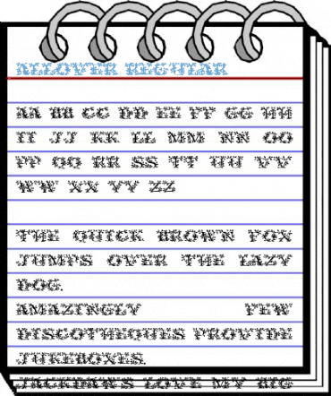 Allover Regular Font