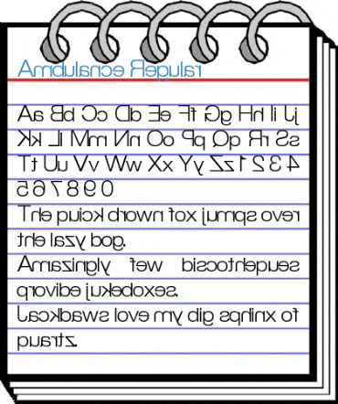 Ambulance Regular Font