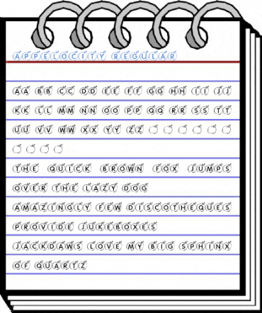 Appelocity Regular Font
