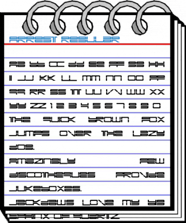Arrest Regular Font