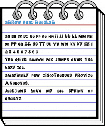 Arrow Head Regular Font