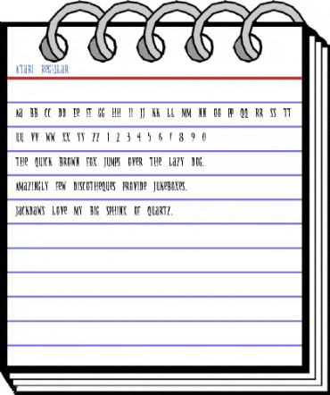 Atari Regular Font