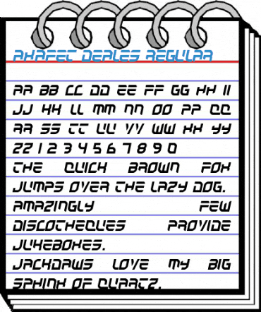 Axafet Deales Regular Font