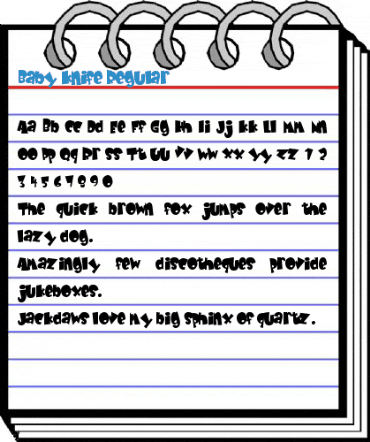 Baby Knife Regular Font