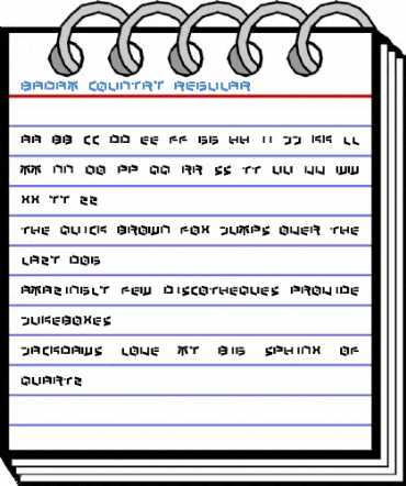 Badam Country Regular Font
