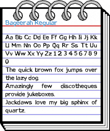 Bageerah Regular Font