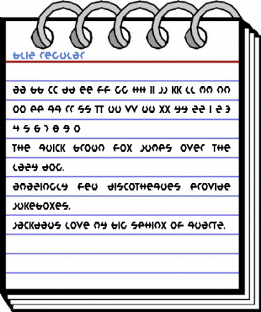Bliz Regular Font