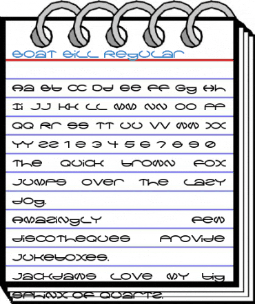 Boat Bill Regular Font