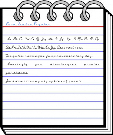 Book Leader Regular Font